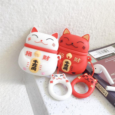 Maneki Neko Airpods Case Headphone & Headset Accessories KittyNook Cat Company